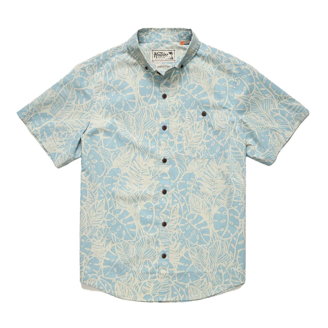 HOWLER BROS. MANSFIELD SHIRT - LEAFY LITHO